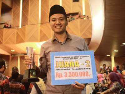 Juara 2 Lomba Pengelola PKBM Terbaik se Provinsi Jawa Barat Tahun 2017