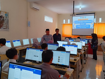 Foto Pelaksanaan Uji Kesetaraan Paket A & Paket B